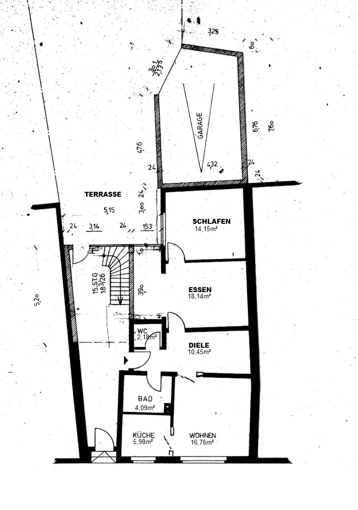 Grundriss EG Zweifamilienhaus �bach-Palenberg