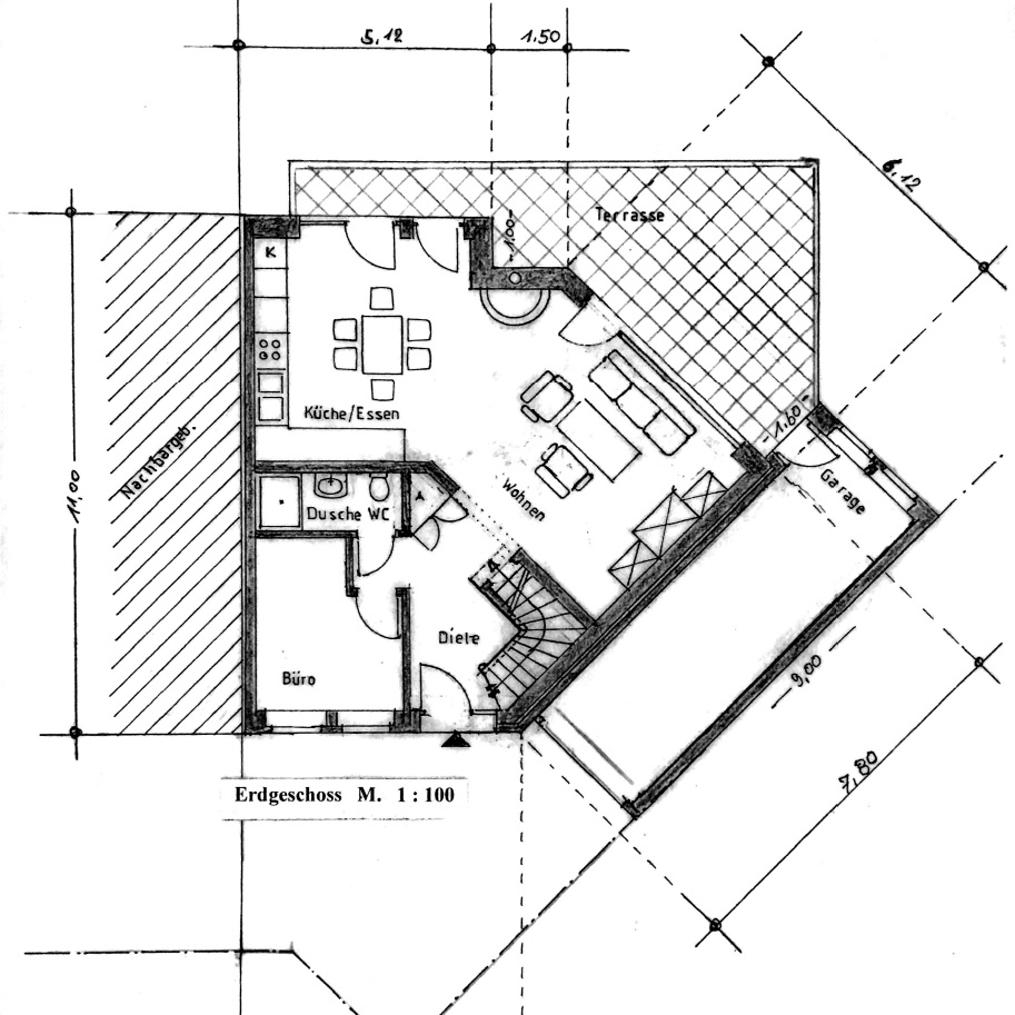 Grundriss EG Einfamilienhaus Erkelenz