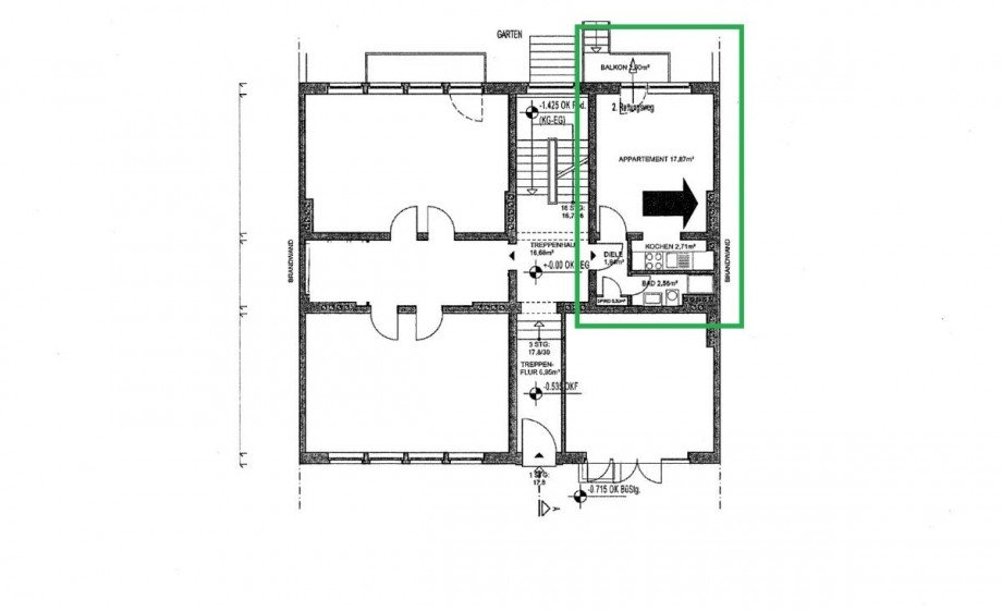  Souterrainwohnung Aachen
