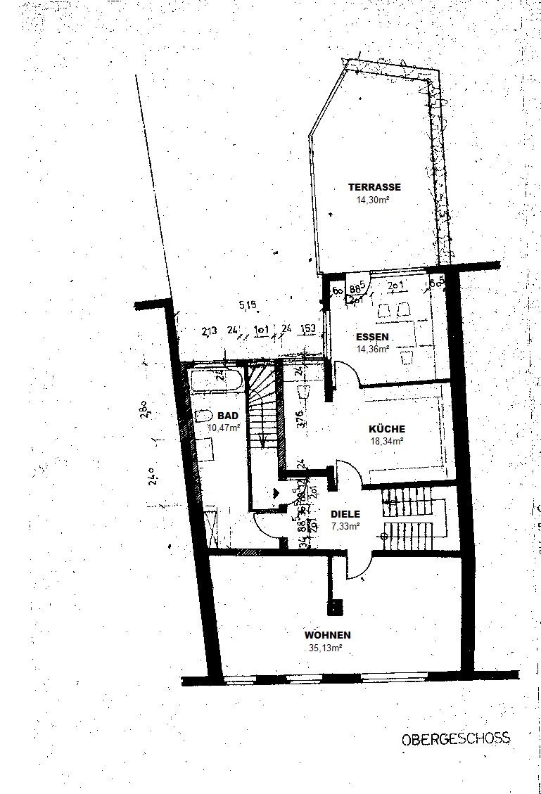 Grundriss OG Zweifamilienhaus �bach-Palenberg