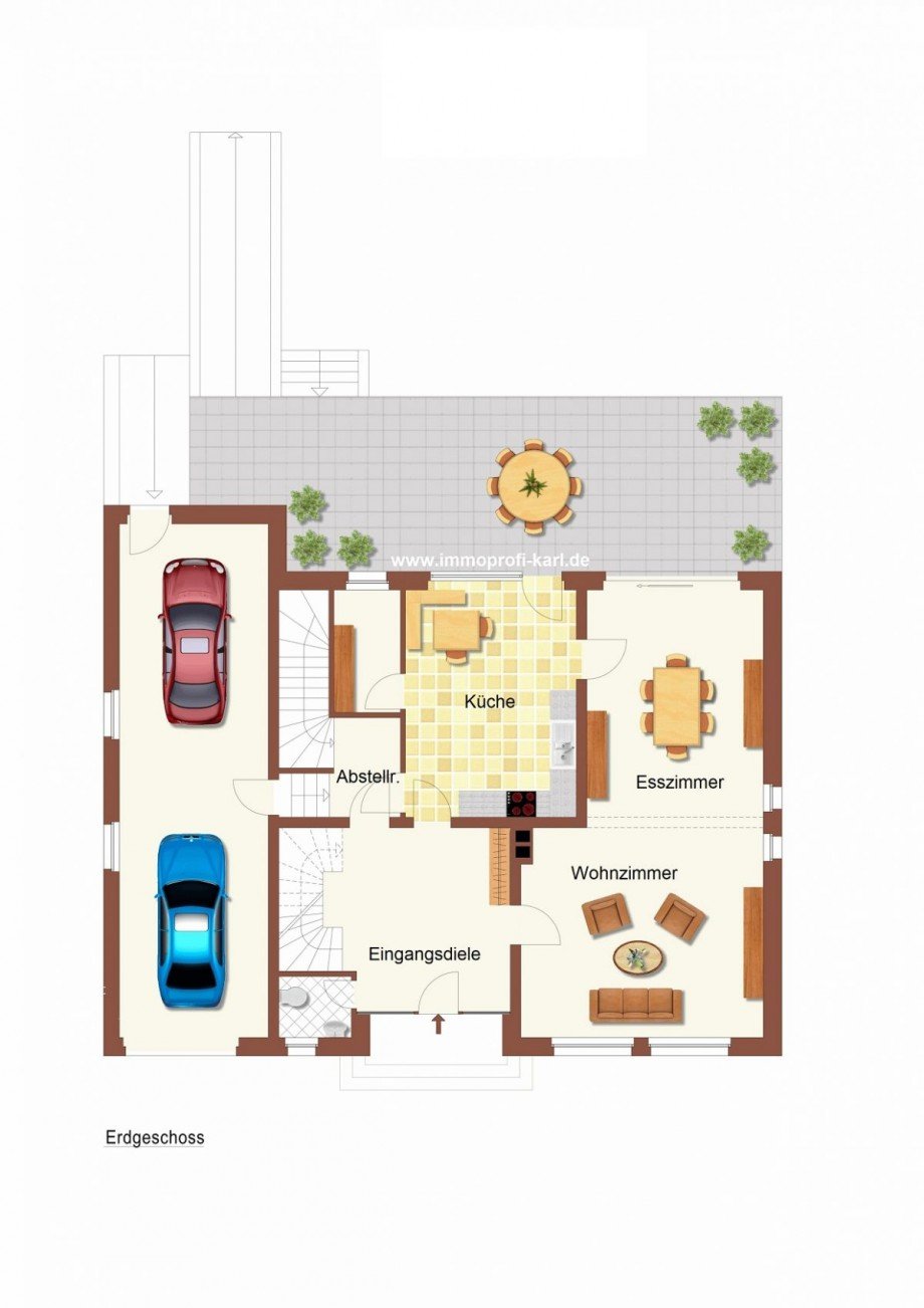 Grundriss EG Einfamilienhaus Gangelt