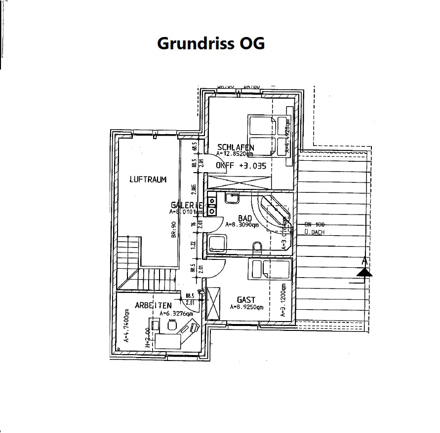 Grundriss OG Einfamilienhaus Heinsberg