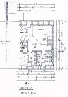 Grundriss DG Ger�umige Maisonettewohnung (Zweifamilienhaus) mit Garage in guter Lage
