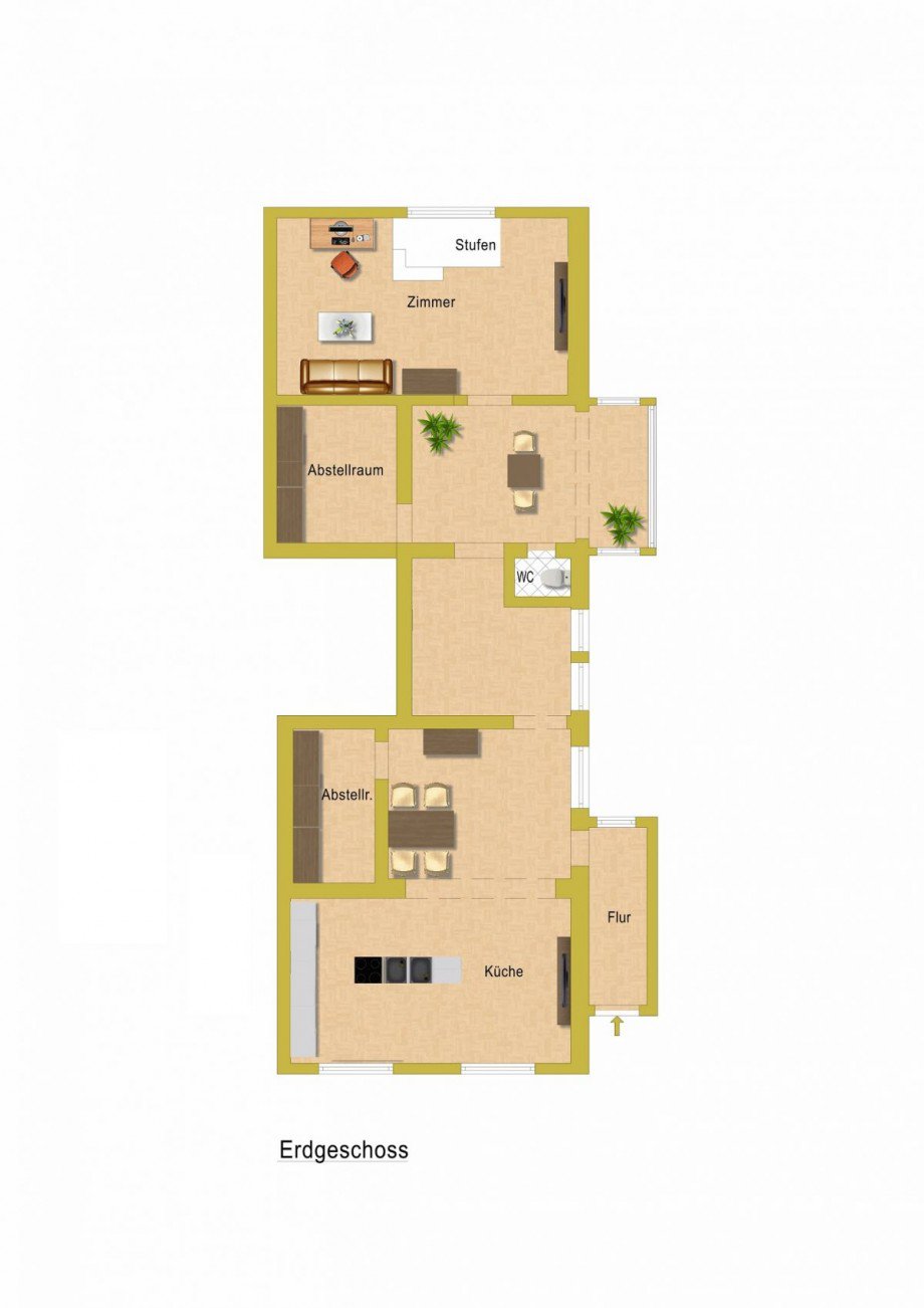Grundriss EG Einfamilienhaus Wassenberg