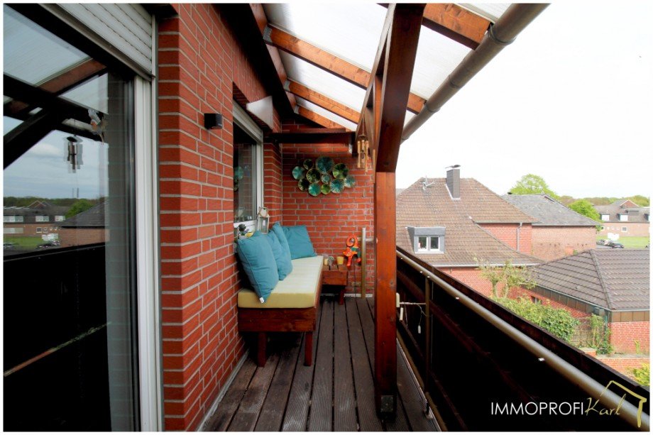 19. Balkon Wohnzimmer Etagenwohnung Wegberg