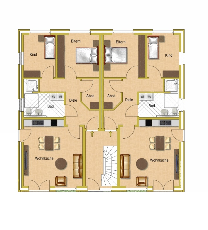 Grundriss Etagenwohnung H�ckelhoven